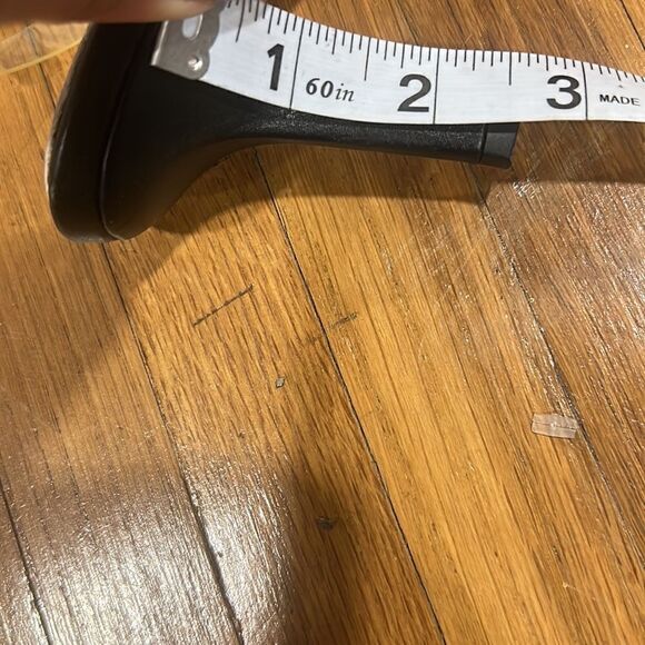 FRENCH CONNECTION Black Clear Lucite Slingback Tia Heeled Sandal - Picture 11 of 11